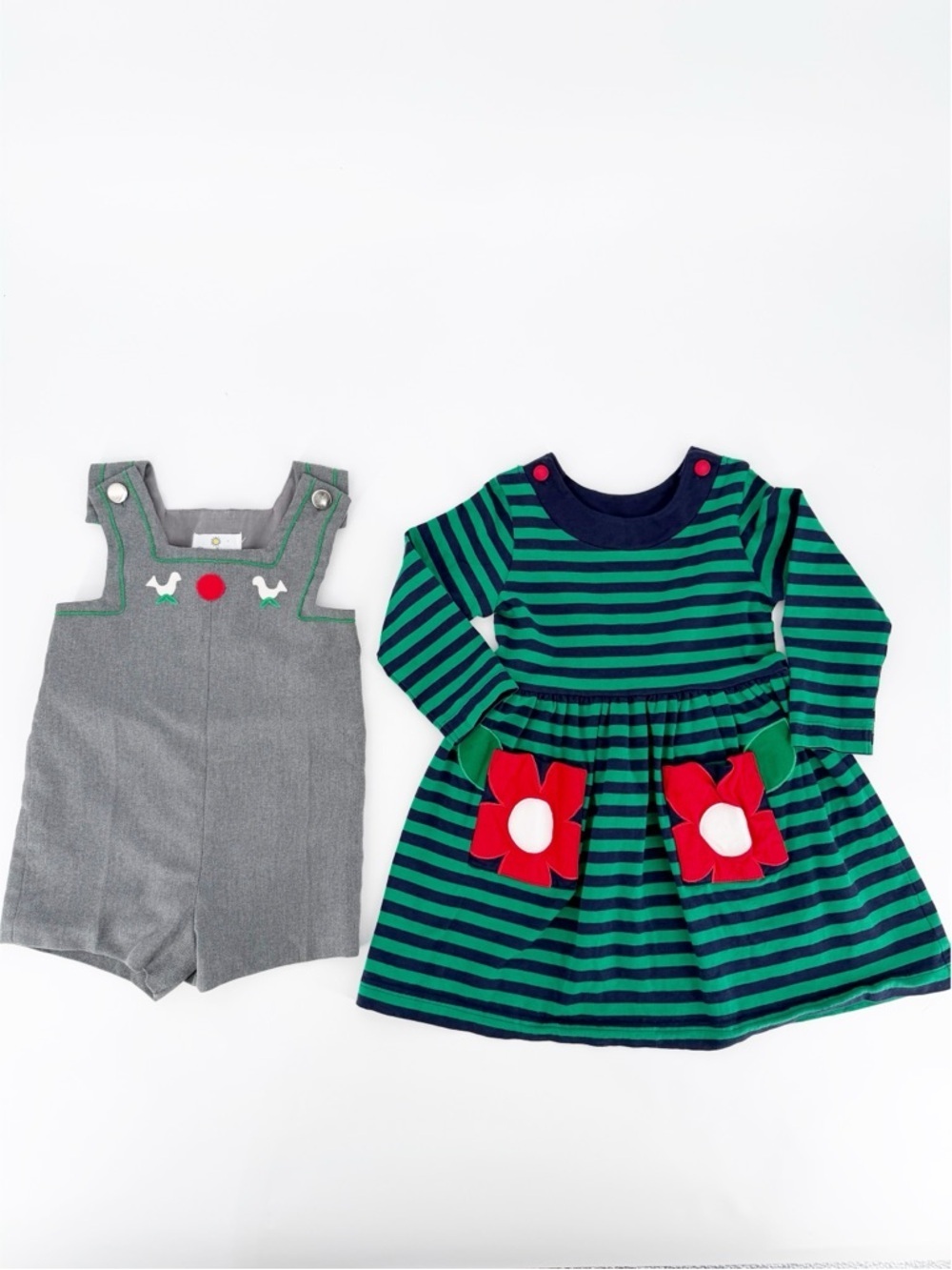Florence Eiseman Sister Brother Holiday Set